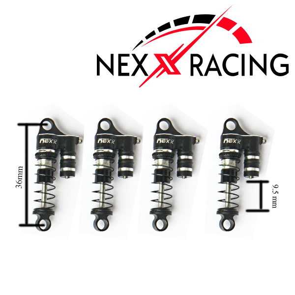 NX-404 SCX24 Reservoir Shock Set