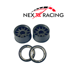 Load image into Gallery viewer, NXUSA-EVO-R; Rear, &quot;JUD&quot; RWD Wheels, Carbon-Fiber Reinforced w/Flanged Rings
