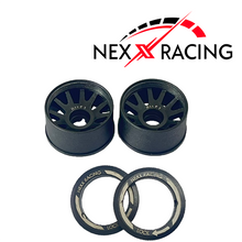 Load image into Gallery viewer, NXUSA-EVO-R; Rear, &quot;JUD&quot; RWD Wheels, Carbon-Fiber Reinforced w/Flanged Rings
