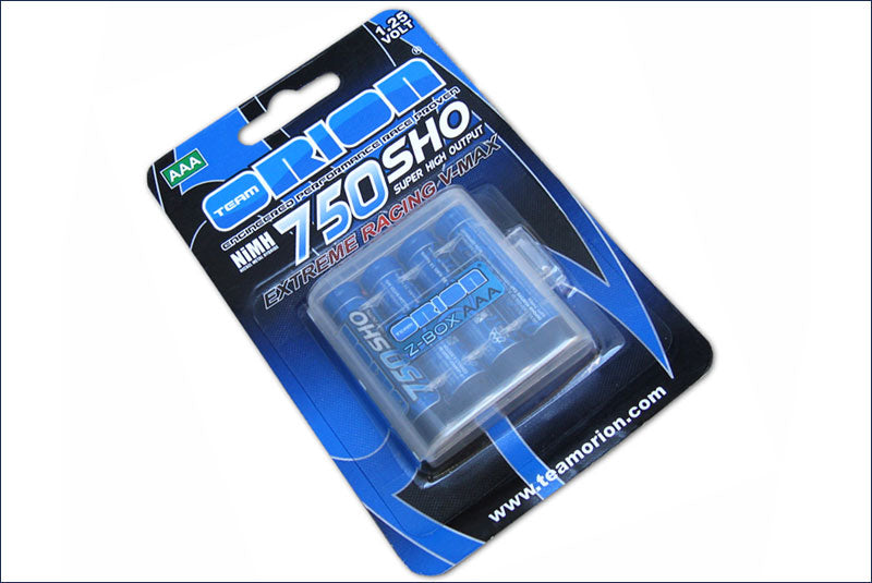 ORI13206 BATTERIES 750 SHO Super High Voltage V-MAX AAA's NiMH 1.25V