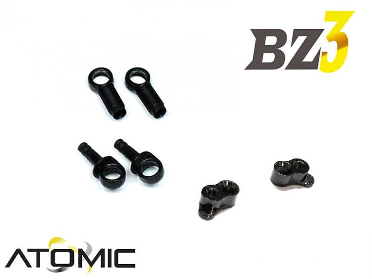 BZ3-UP05 EXTENDED SHOCK MOUNT w/LONG DAMPERS (BZ3, BZ-Evo, SZ, FFZ,)