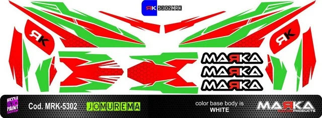 MARKA 5300 Series DECAL SETS for the Joeurema GT1 Bodies