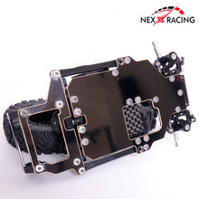 Load image into Gallery viewer, NX-300-B, CHASSIS, Specter, BRASS CHASSIS, &amp; MOTOR PLATE with NX-126 Differential
